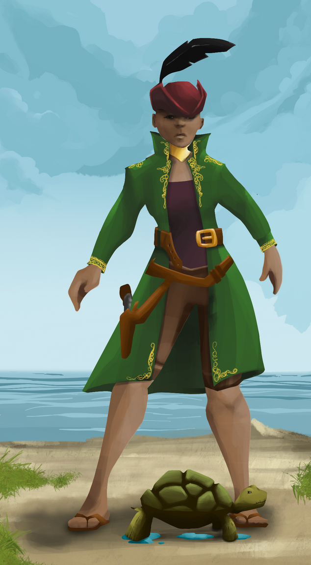 AlgoSeas Pirate #31064 NFT on Algorand