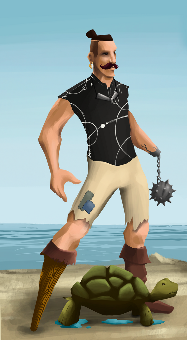 AlgoSeas Pirate #31073 NFT on Algorand