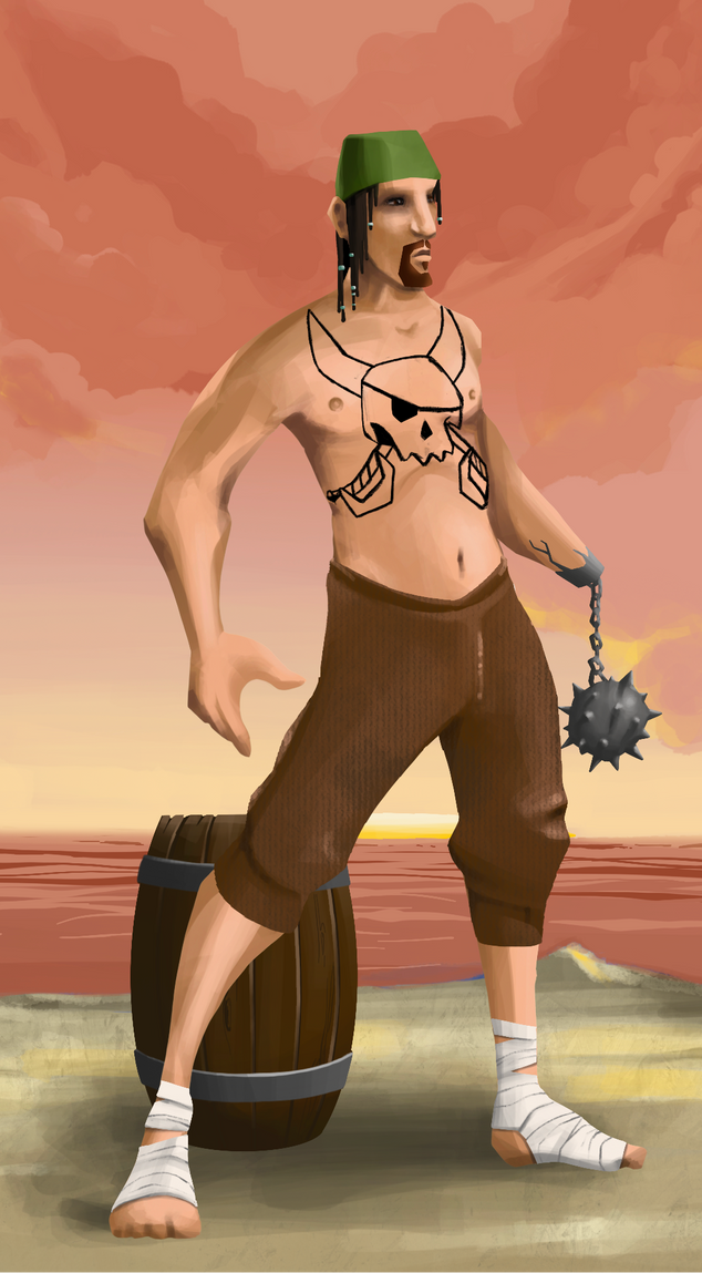 AlgoSeas Pirate #31074 NFT on Algorand