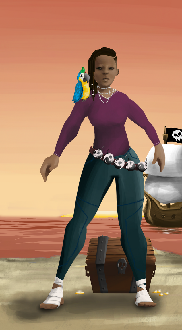 AlgoSeas Pirate #31130 NFT on Algorand