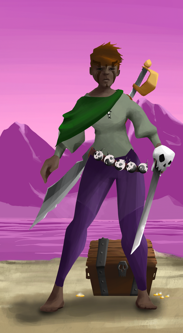 AlgoSeas Pirate #31261 NFT on Algorand