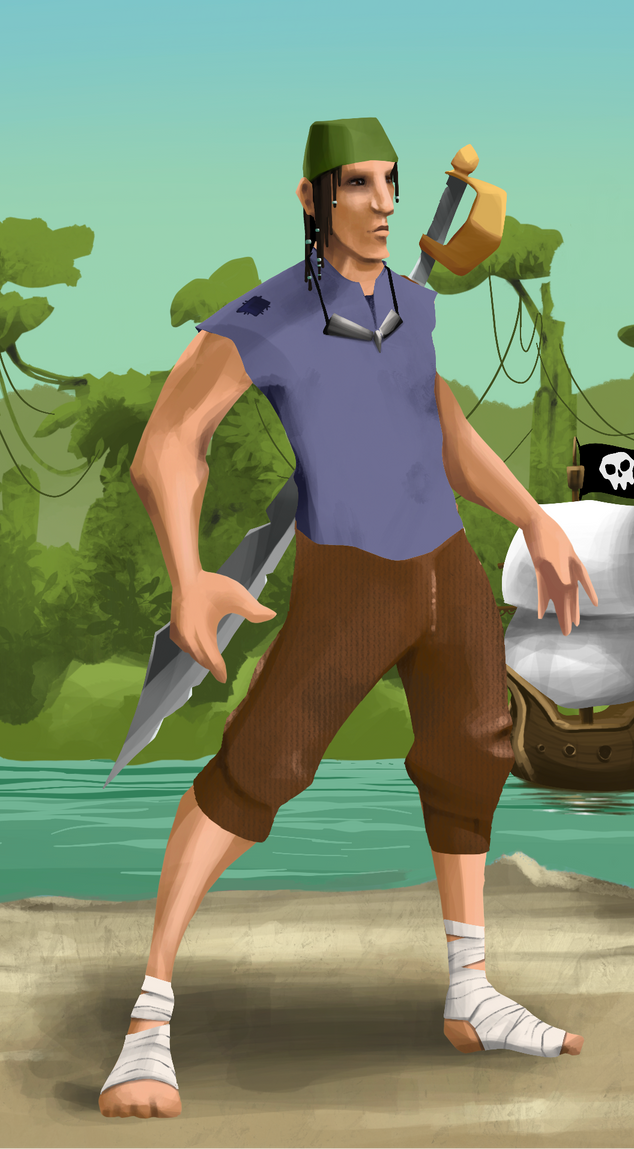 AlgoSeas Pirate #31297 NFT on Algorand