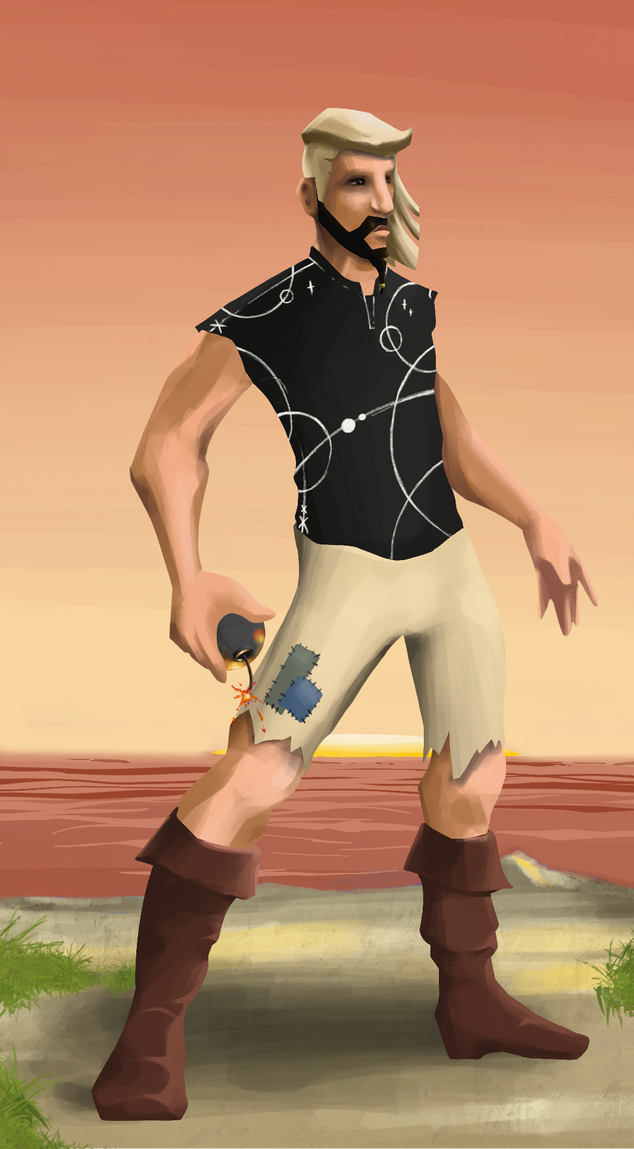 AlgoSeas Pirate #3130 NFT on Algorand