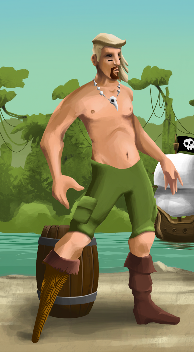 AlgoSeas Pirate #31309 NFT on Algorand