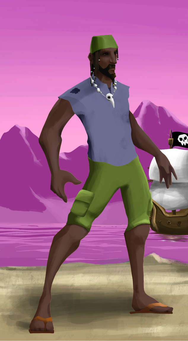 AlgoSeas Pirate #31317 NFT on Algorand