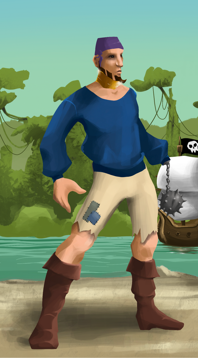 AlgoSeas Pirate #31352 NFT on Algorand