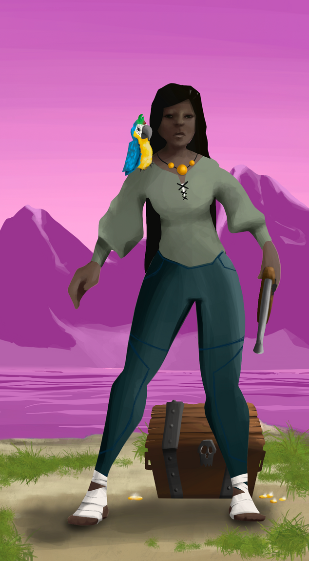 AlgoSeas Pirate #31358 NFT on Algorand