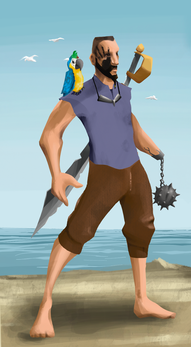 AlgoSeas Pirate #31376 NFT on Algorand