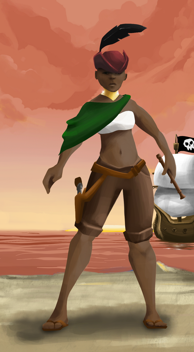 AlgoSeas Pirate #31414 NFT on Algorand