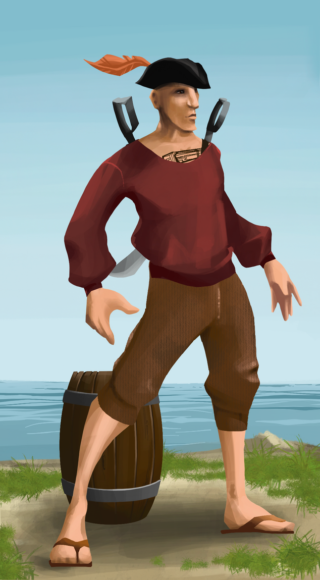 AlgoSeas Pirate #31425 NFT on Algorand