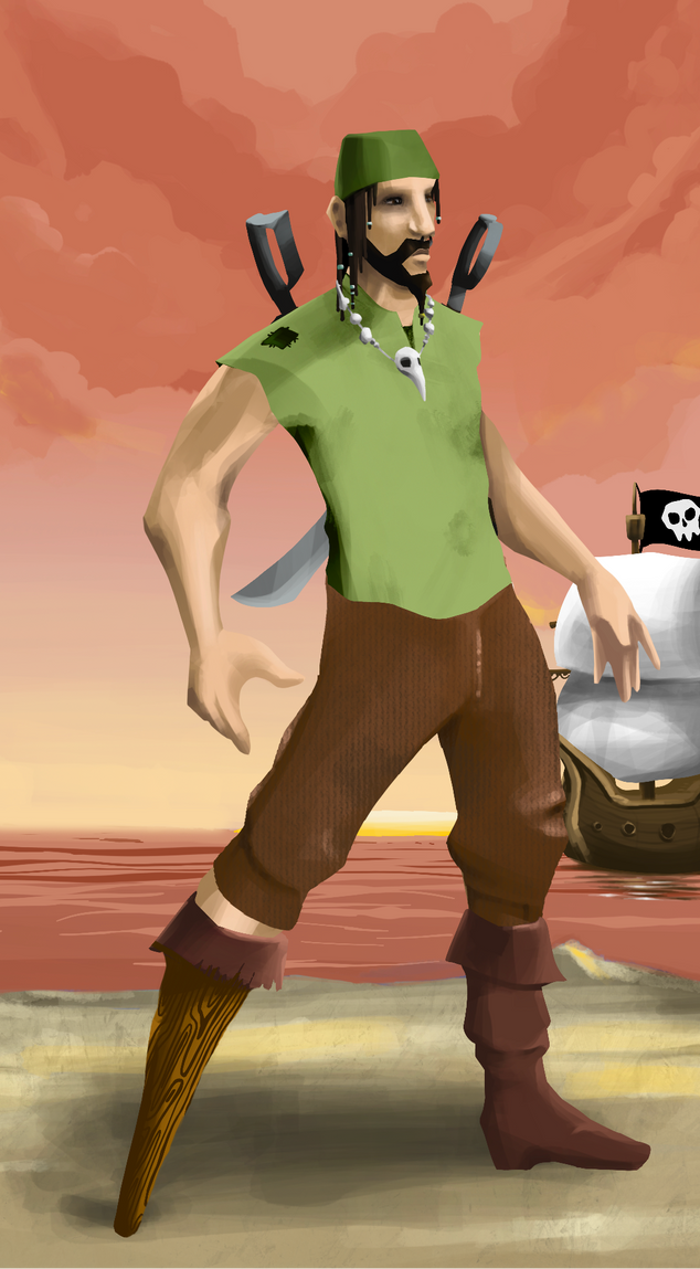 AlgoSeas Pirate #31435 NFT on Algorand