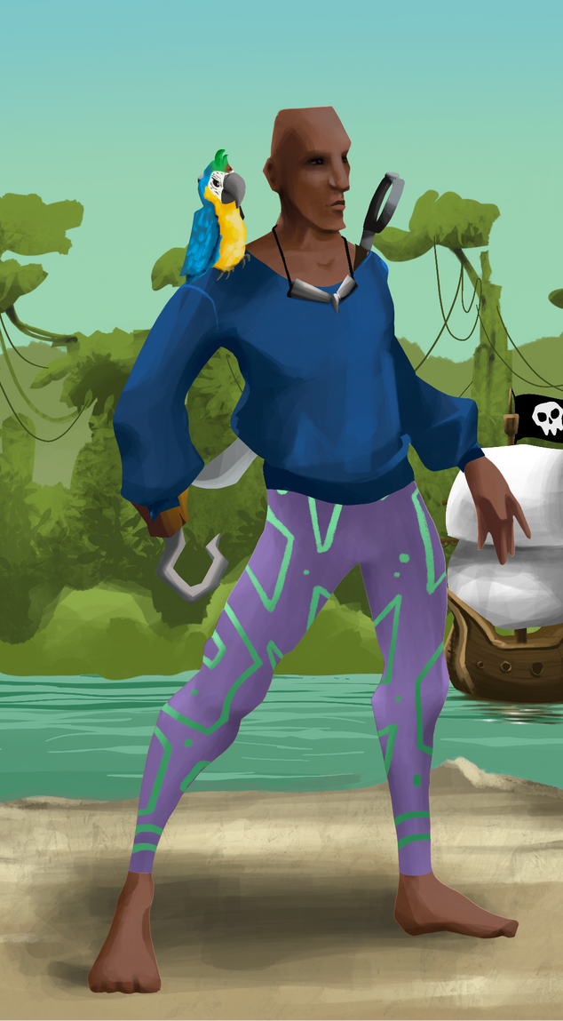 AlgoSeas Pirate #31515 NFT on Algorand