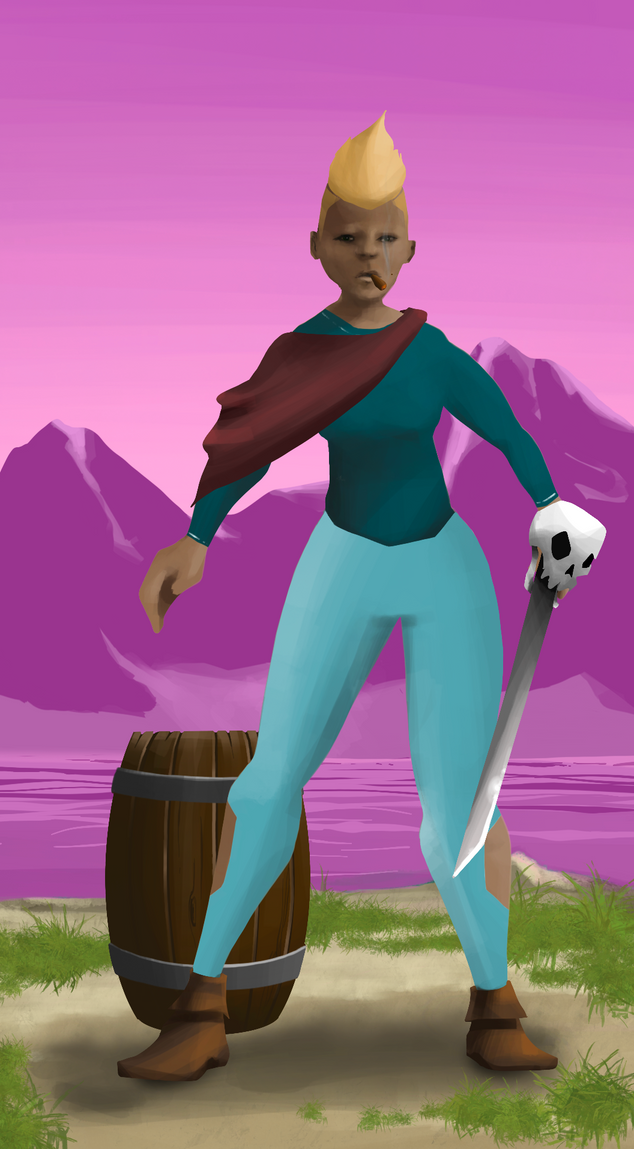 AlgoSeas Pirate #31523 NFT on Algorand