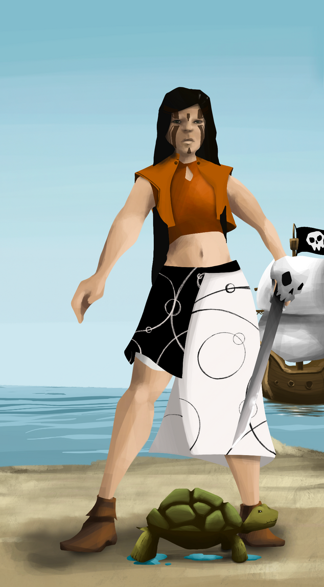 AlgoSeas Pirate #31554 NFT on Algorand