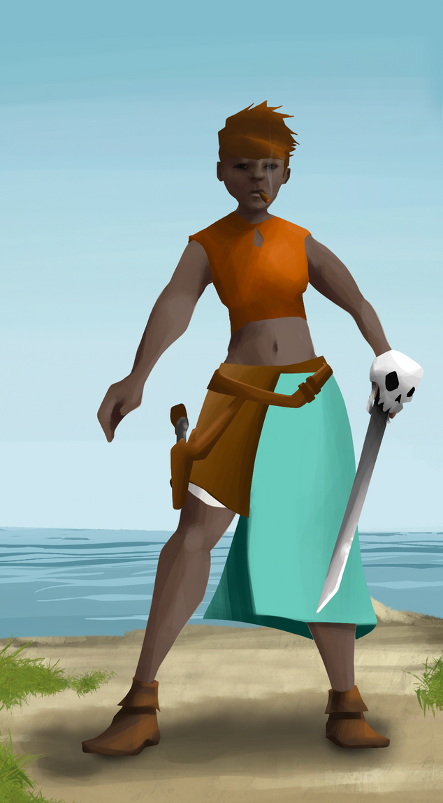 AlgoSeas Pirate #31558 NFT on Algorand