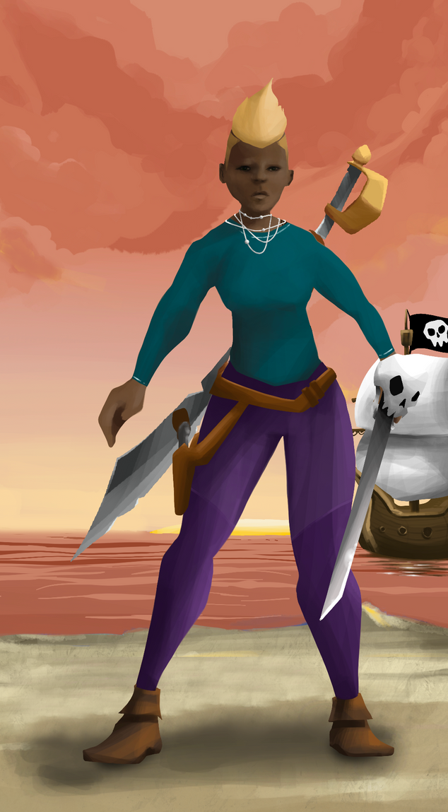 AlgoSeas Pirate #31560 NFT on Algorand