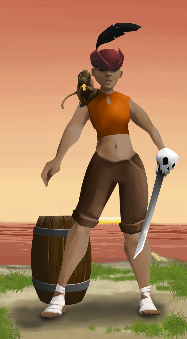 AlgoSeas Pirate #31572 NFT on Algorand