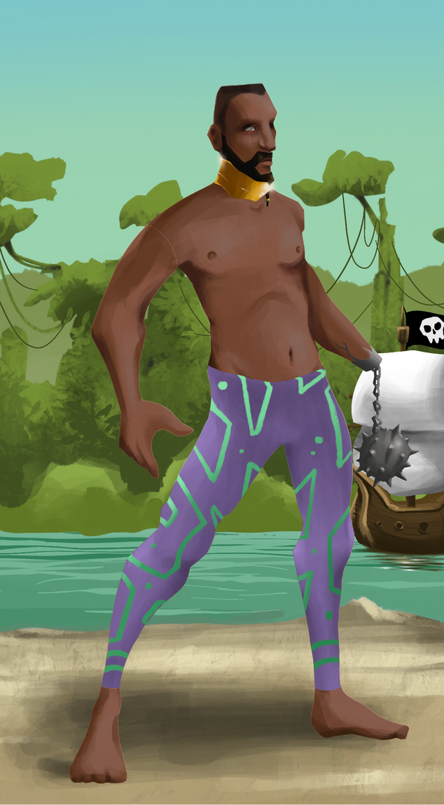 AlgoSeas Pirate #31587 NFT on Algorand