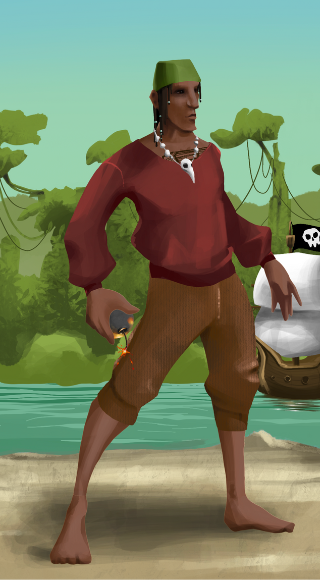 AlgoSeas Pirate #31612 NFT on Algorand