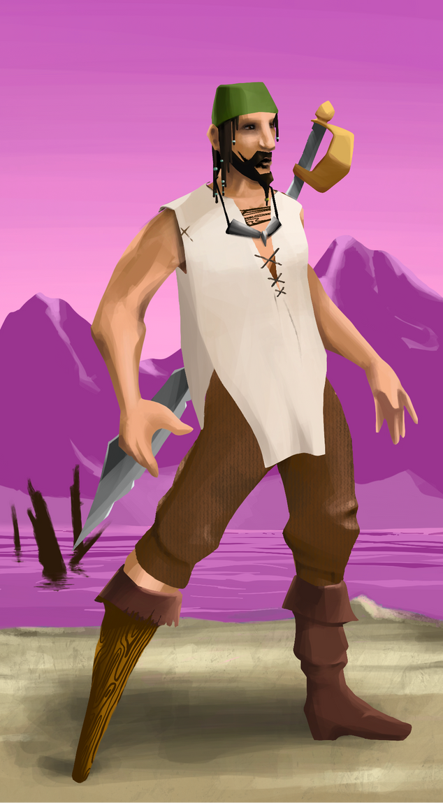 AlgoSeas Pirate #31616 NFT on Algorand