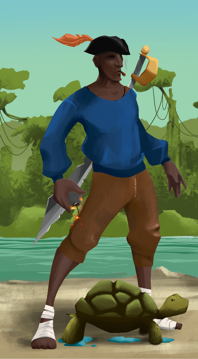 AlgoSeas Pirate #31631 NFT on Algorand