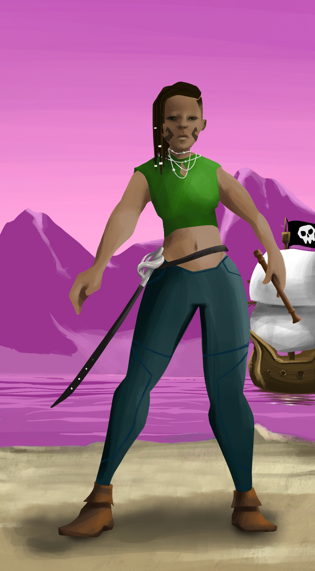 AlgoSeas Pirate #31649 NFT on Algorand