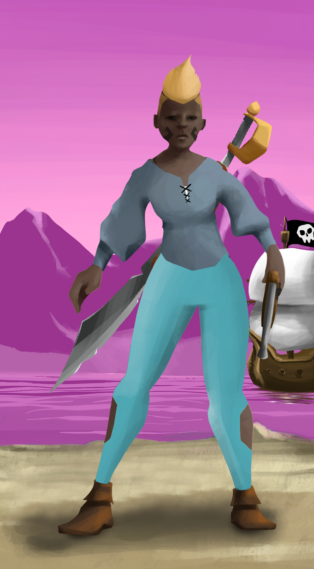 AlgoSeas Pirate #31653 NFT on Algorand