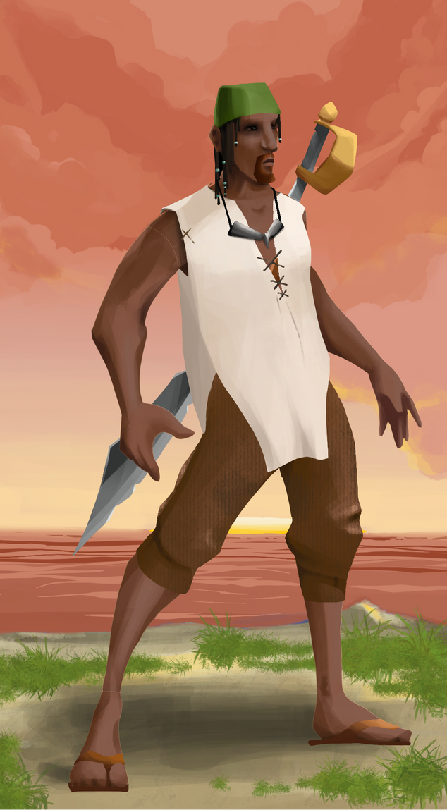 AlgoSeas Pirate #31697 NFT on Algorand