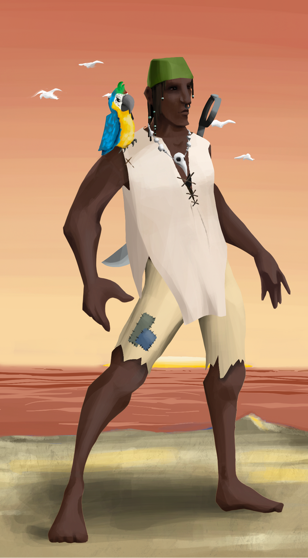 AlgoSeas Pirate #31729 NFT on Algorand