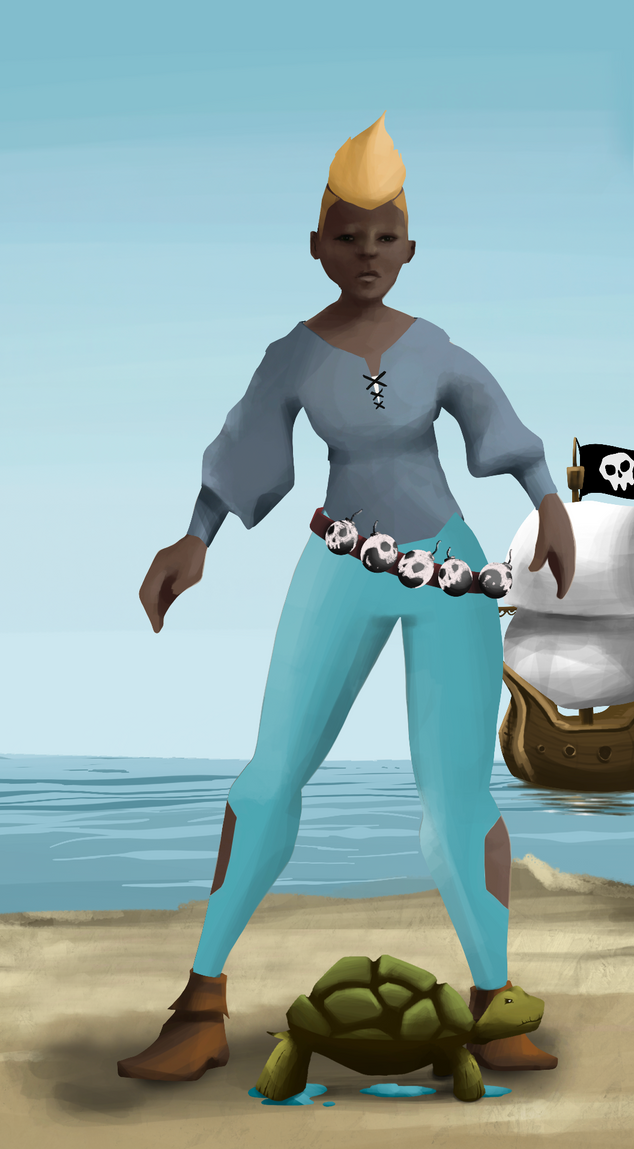 AlgoSeas Pirate #31736 NFT on Algorand