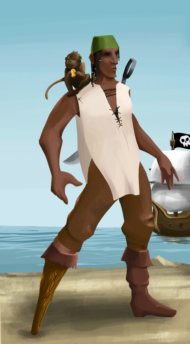 AlgoSeas Pirate #31756 NFT on Algorand