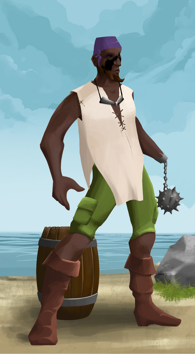 AlgoSeas Pirate #31763 NFT on Algorand