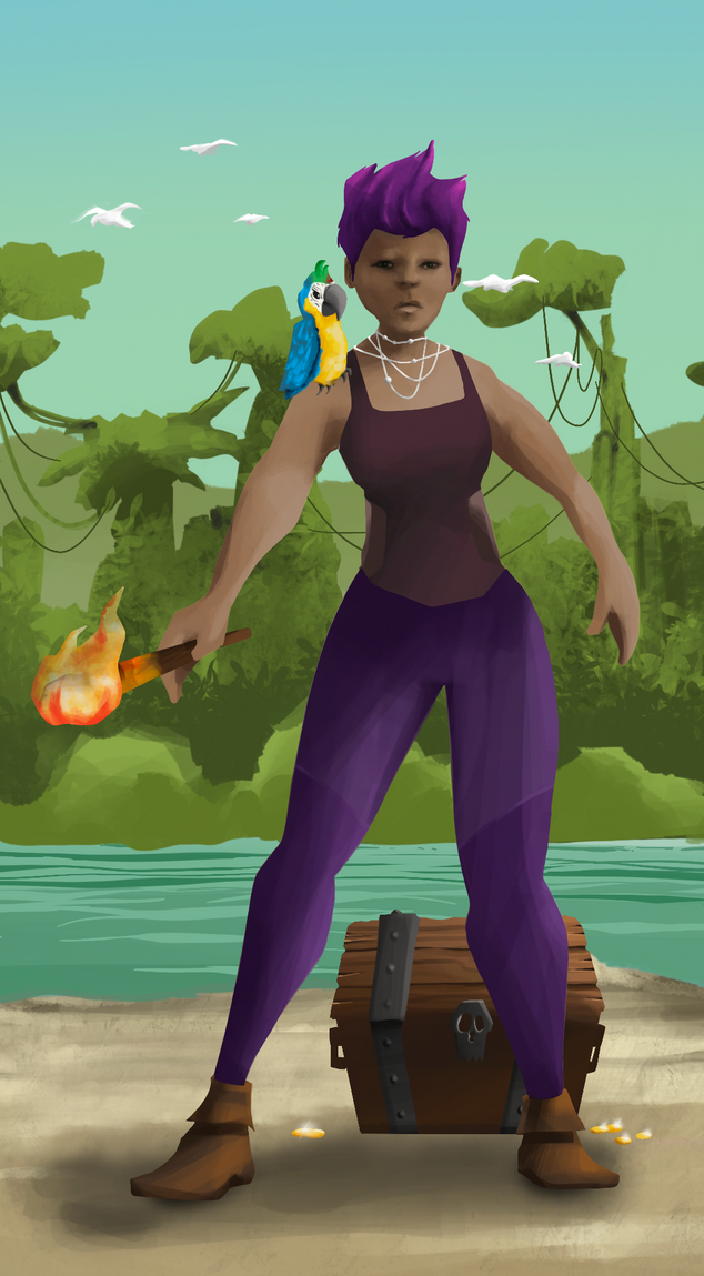 AlgoSeas Pirate #31768 NFT on Algorand