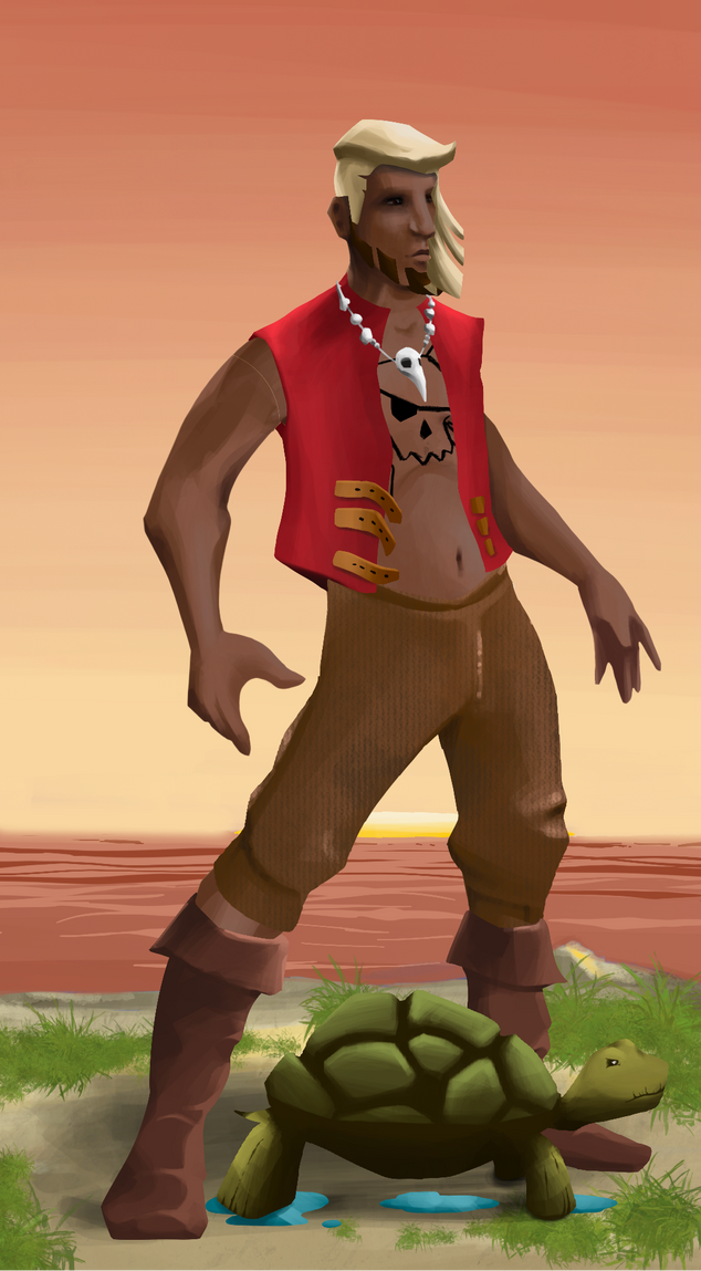 AlgoSeas Pirate #31834 NFT on Algorand