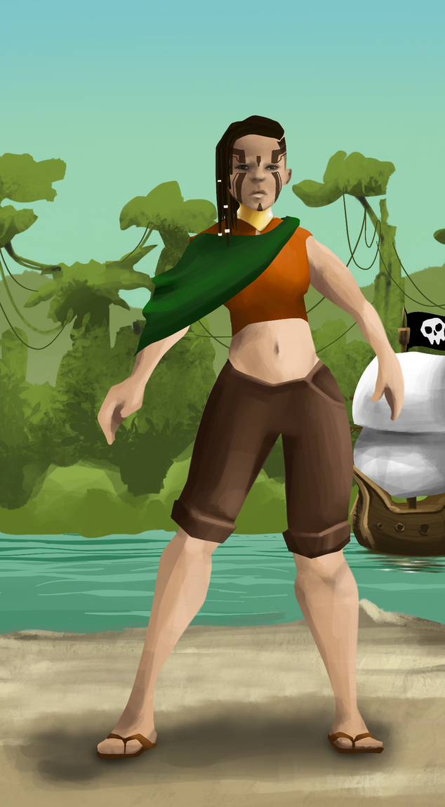 AlgoSeas Pirate #31870 NFT on Algorand