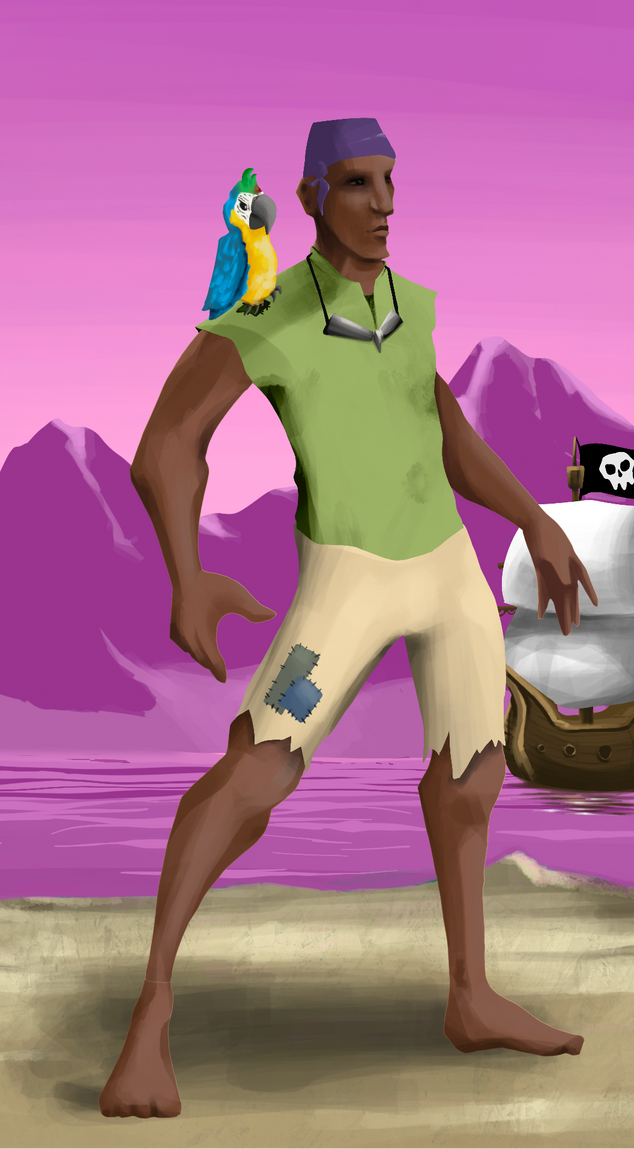 AlgoSeas Pirate #31871 NFT on Algorand