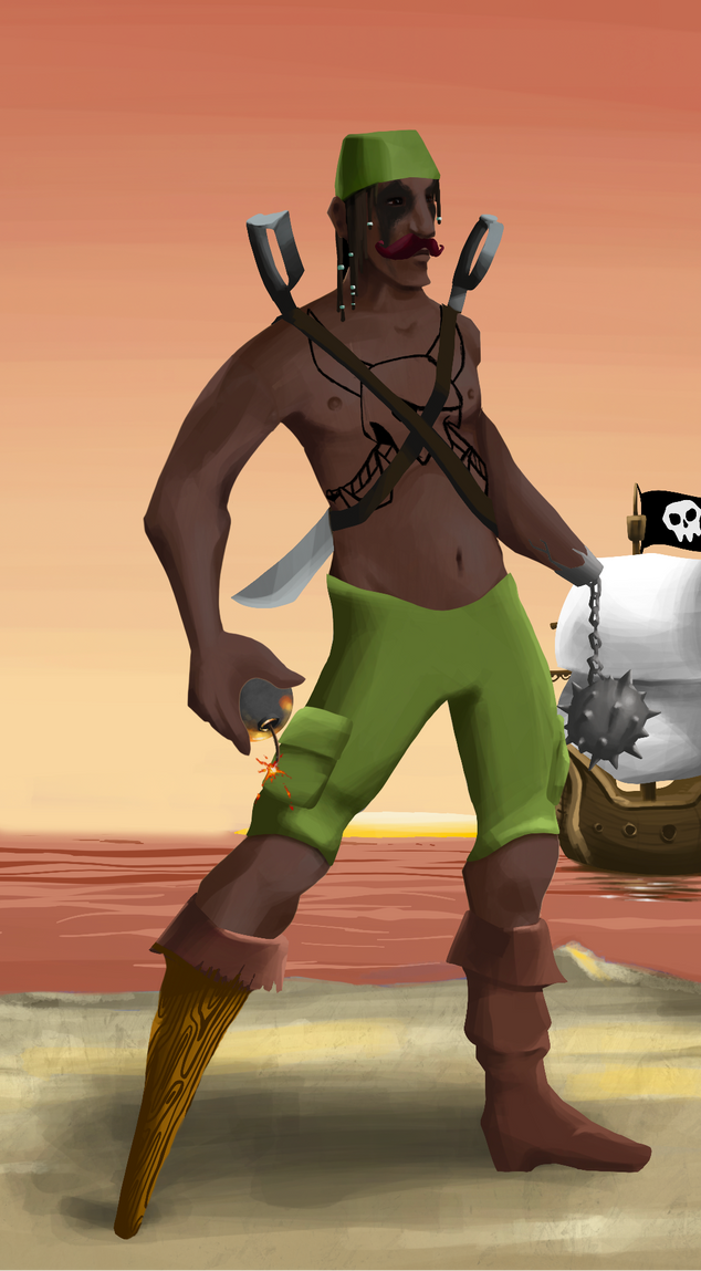 AlgoSeas Pirate #31872 NFT on Algorand