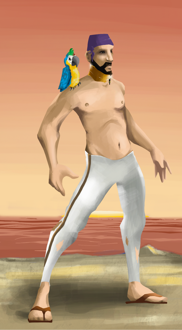 AlgoSeas Pirate #31886 NFT on Algorand