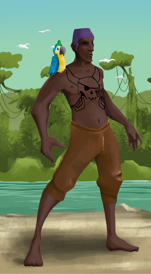 AlgoSeas Pirate #31935 NFT on Algorand