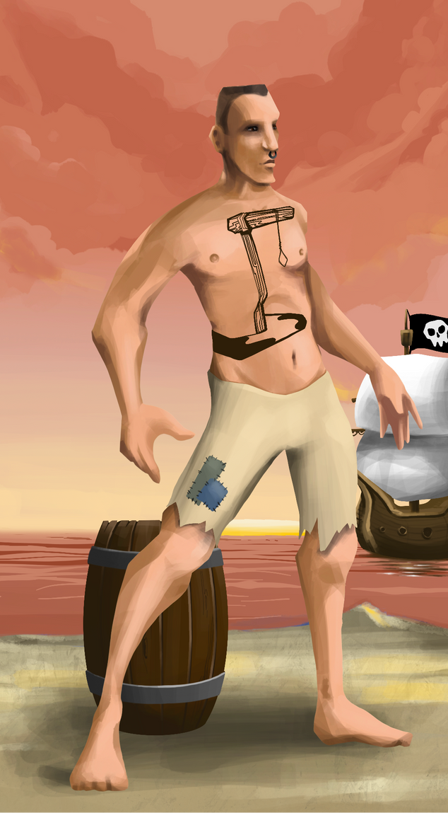 AlgoSeas Pirate #31968 NFT on Algorand