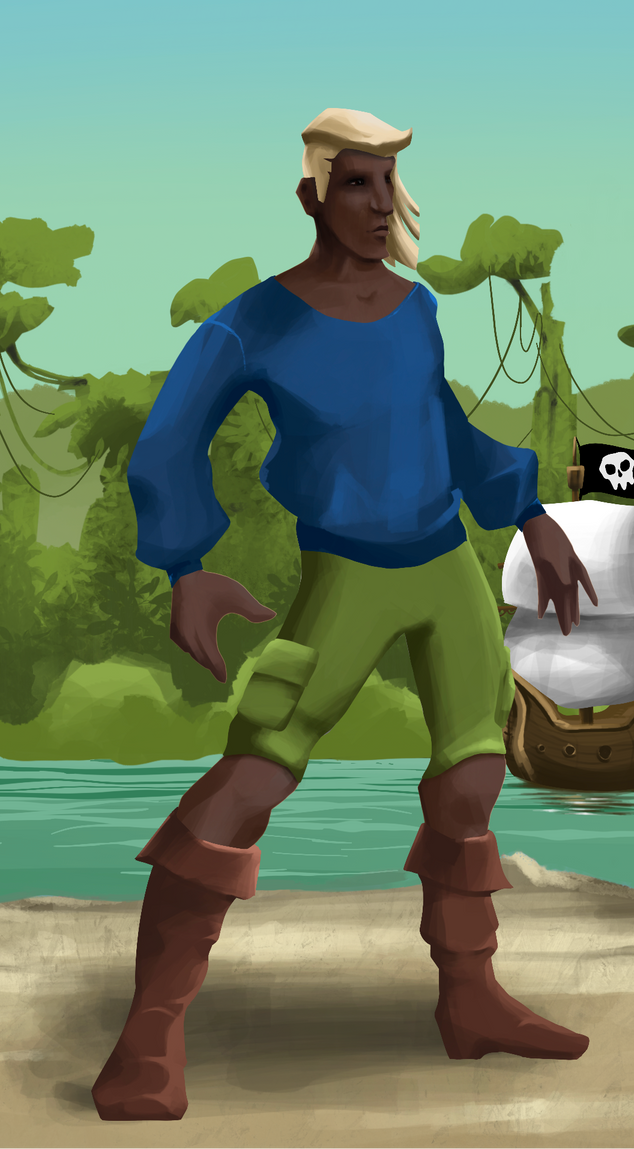 AlgoSeas Pirate #32028 NFT on Algorand