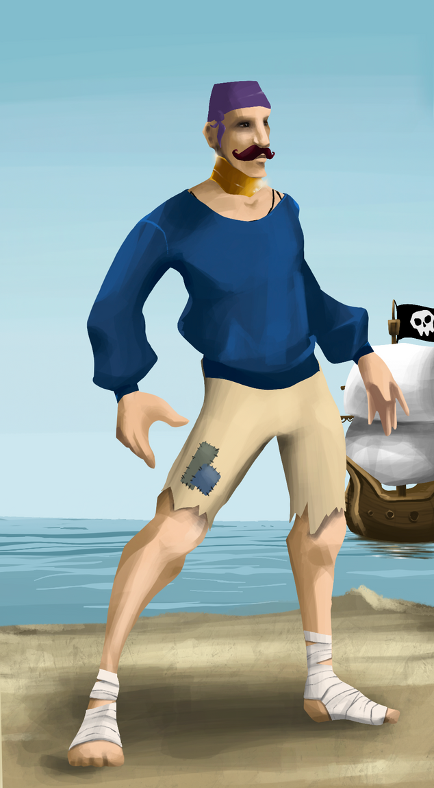 AlgoSeas Pirate #32051 NFT on Algorand