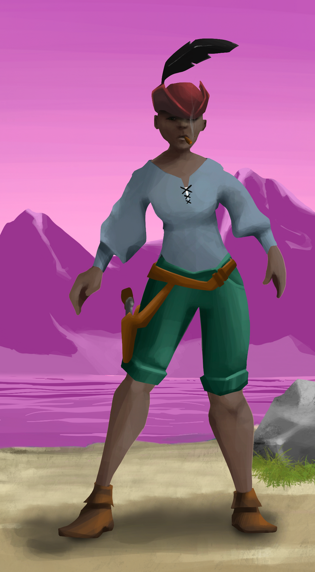 AlgoSeas Pirate #32055 NFT on Algorand