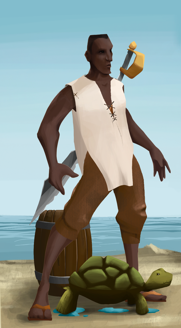 AlgoSeas Pirate #32066 NFT on Algorand