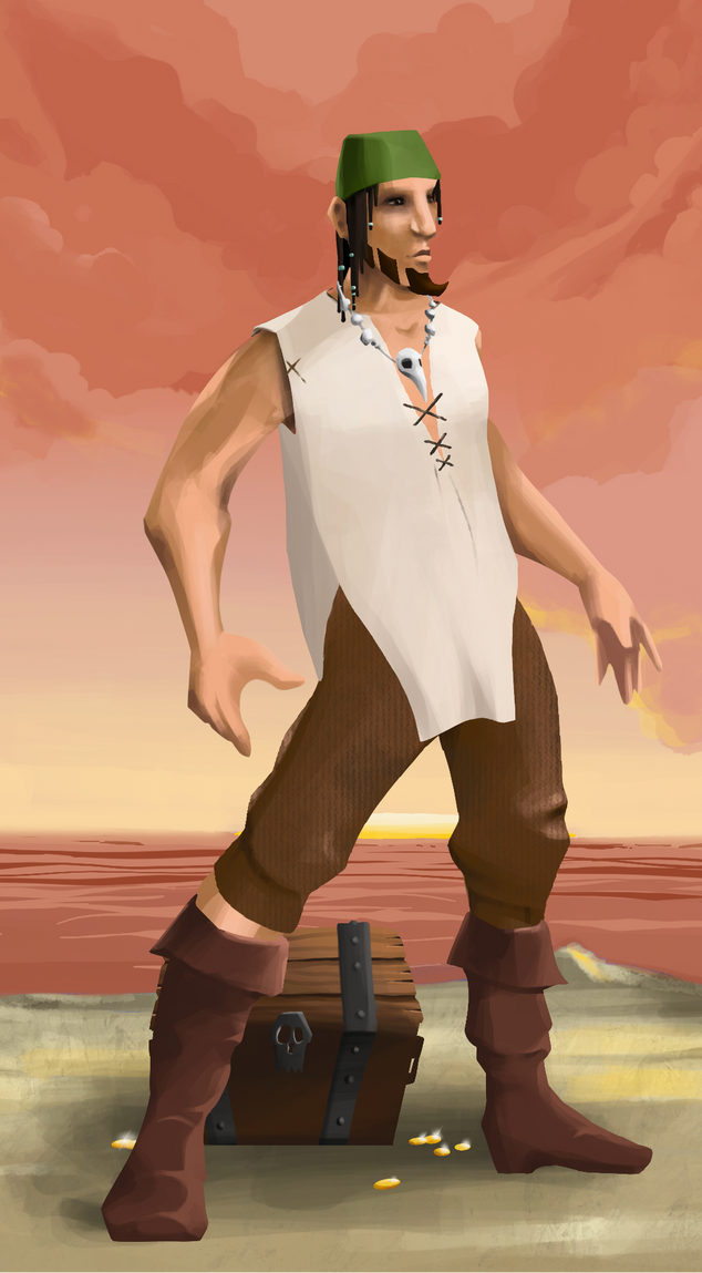 AlgoSeas Pirate #32069 NFT on Algorand