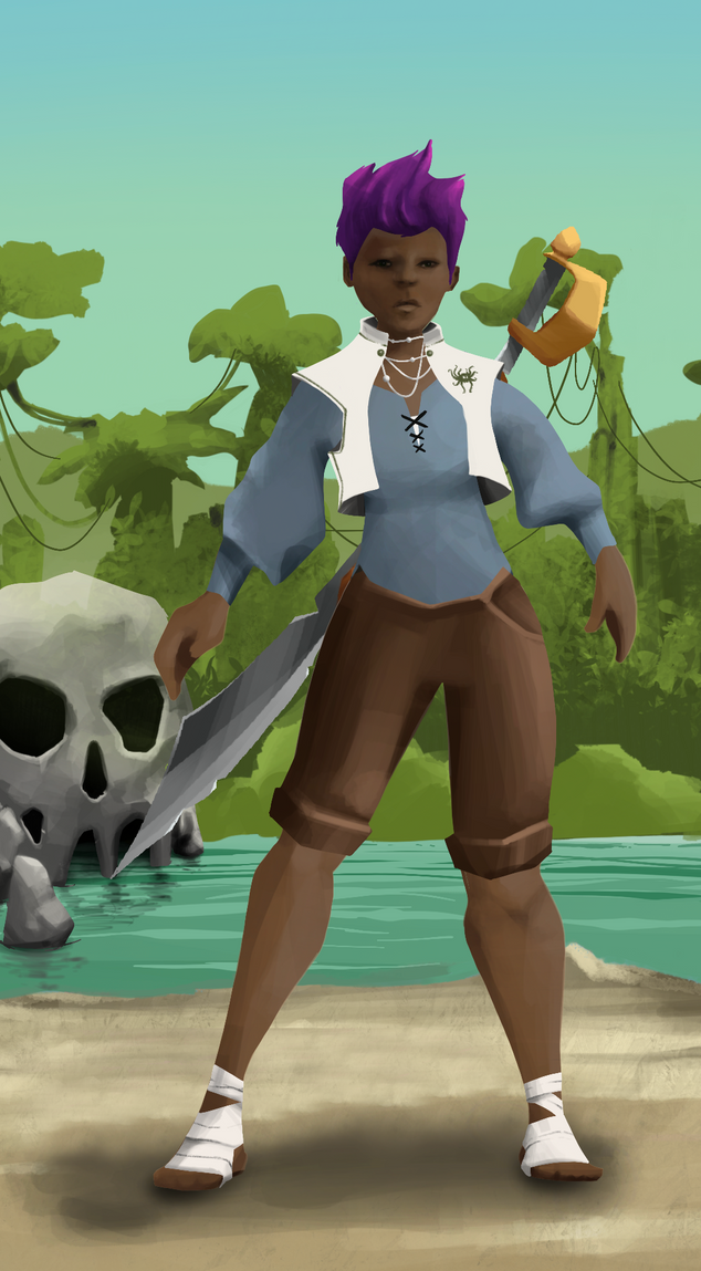 AlgoSeas Pirate #32097 NFT on Algorand