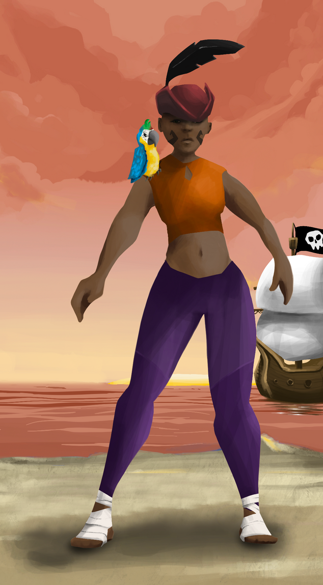 AlgoSeas Pirate #32130 NFT on Algorand