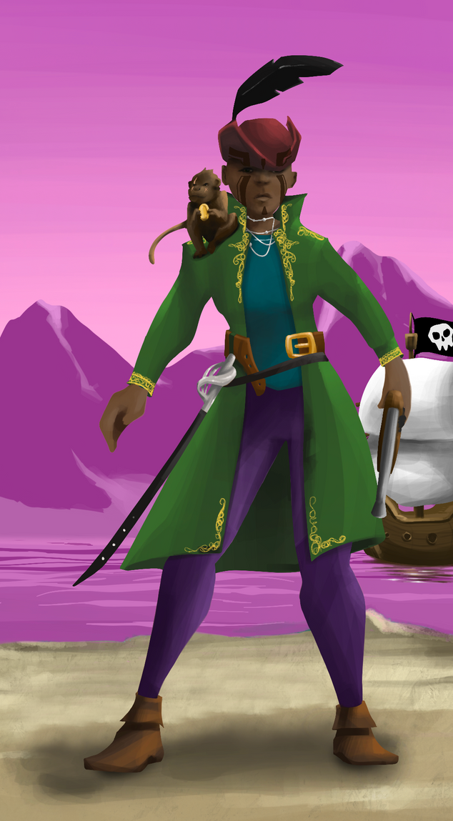 AlgoSeas Pirate #32150 NFT on Algorand