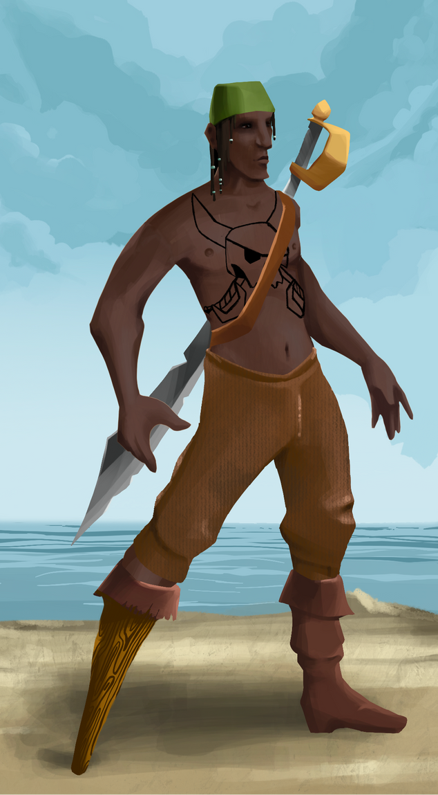 AlgoSeas Pirate #32184 NFT on Algorand