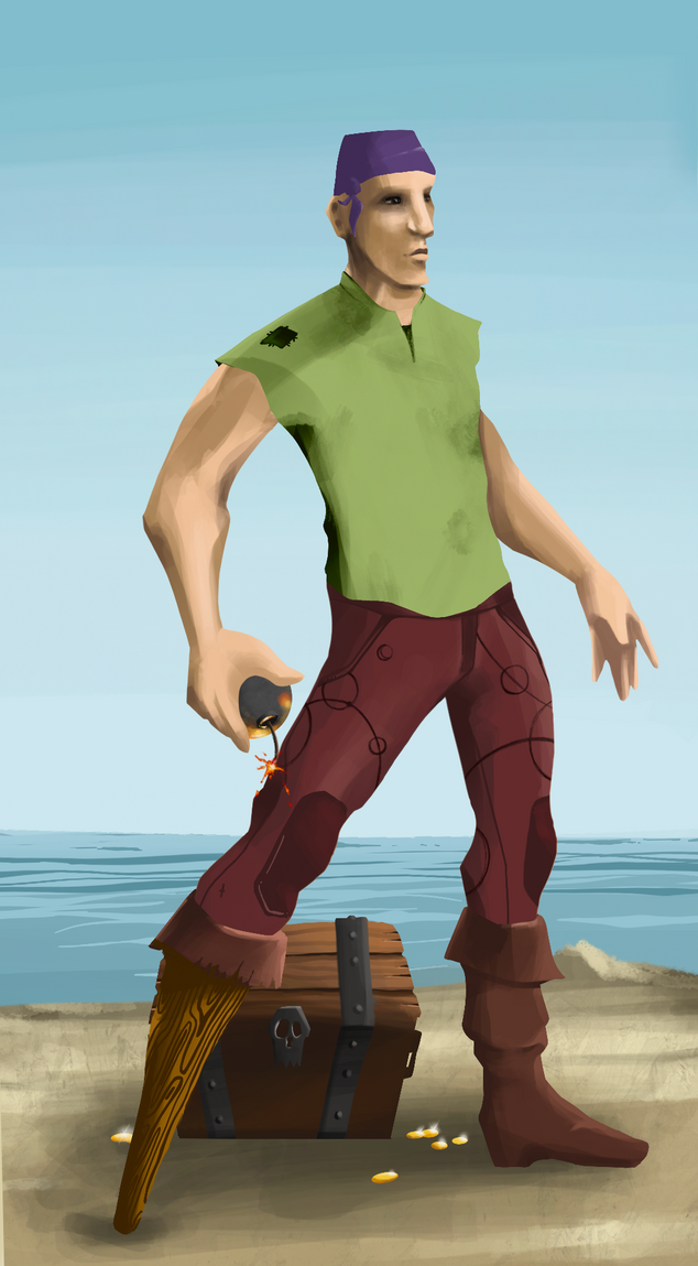 AlgoSeas Pirate #32191 NFT on Algorand